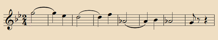 Muzio Clementi, Sonata in G Minor, op. 7, No. 3, first movement, bars 102-09