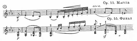 musical example Fig. 74